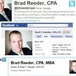 social media savvy examples for accountants